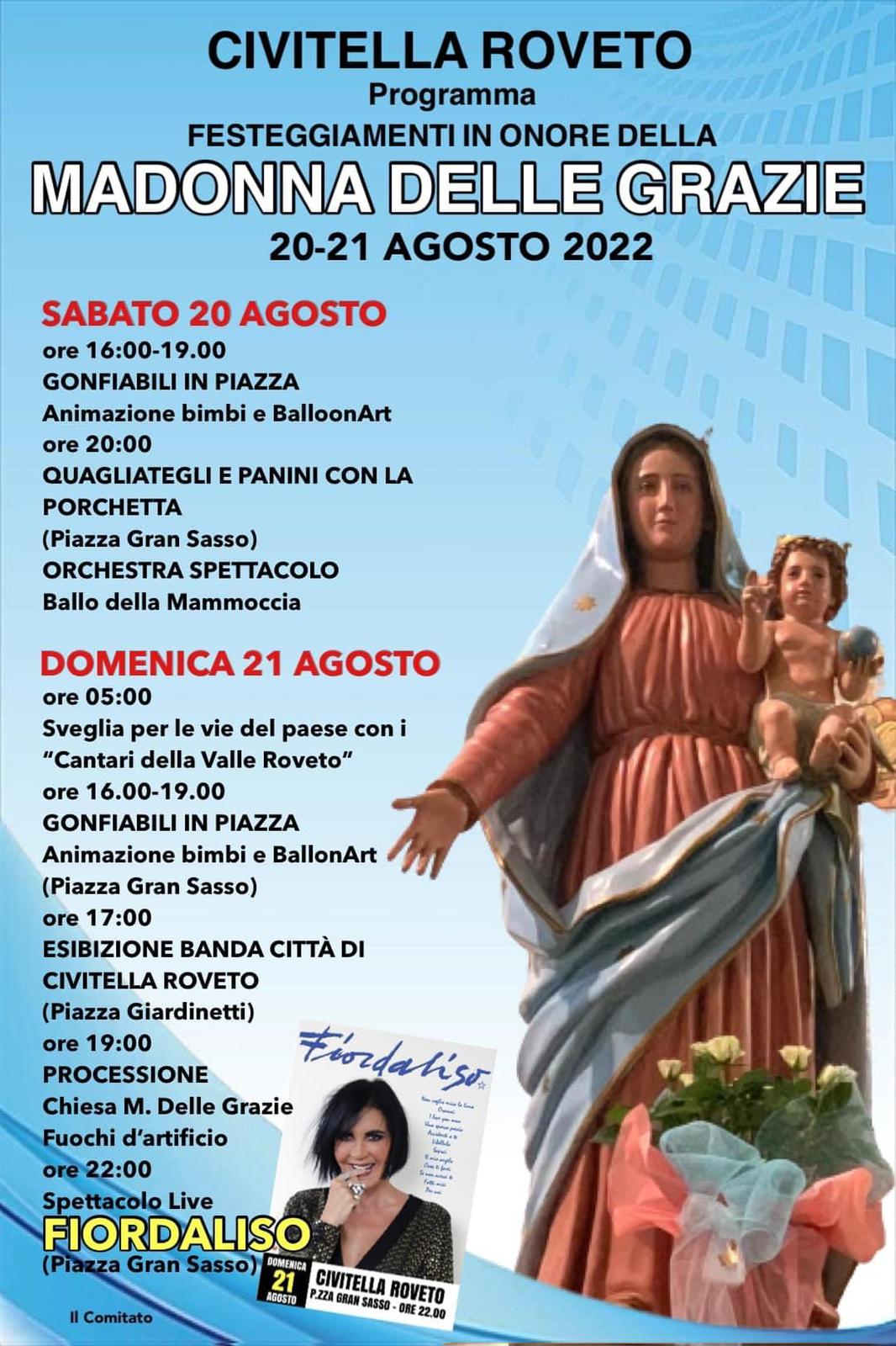 FESTA MADONNA DELLE GRAZIE - 20 e 21 AGOSTO